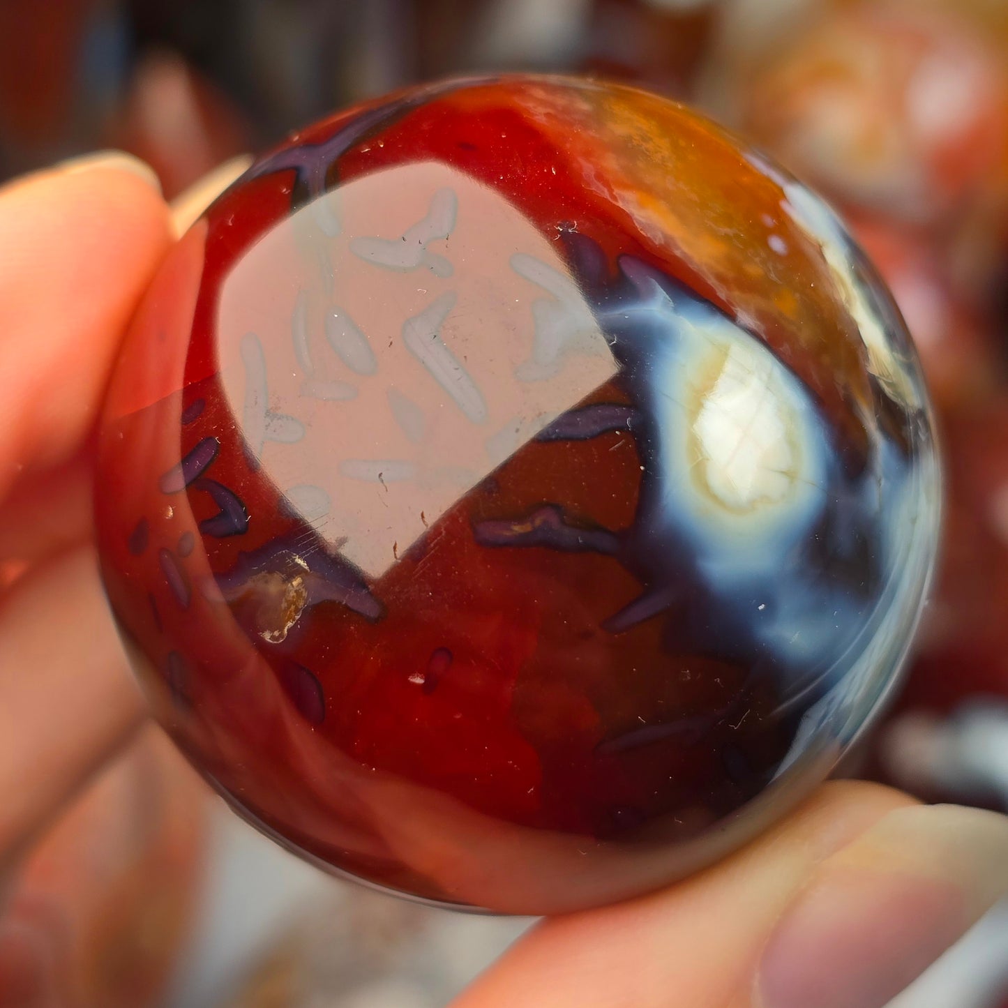 Orca x Carnelian Sphere 🤍