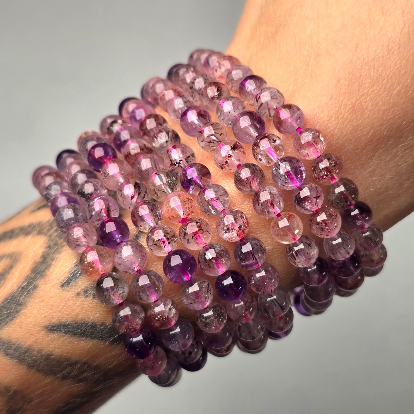 Hematite Amethyst Bracelet