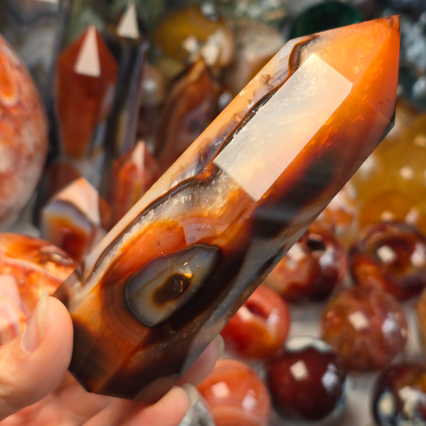 Funky Carnelian Tower 🧡