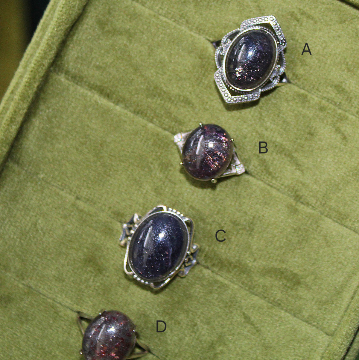 Iolite Ring • 925 Sterling Sliver • Size Adjustable