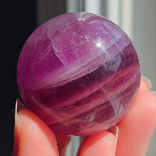 Magenta Fluorite Sphere 🔮
