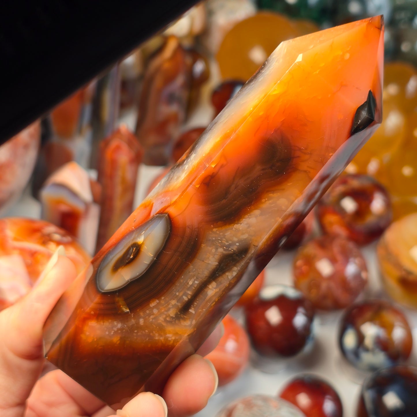 Funky Carnelian Tower 🧡