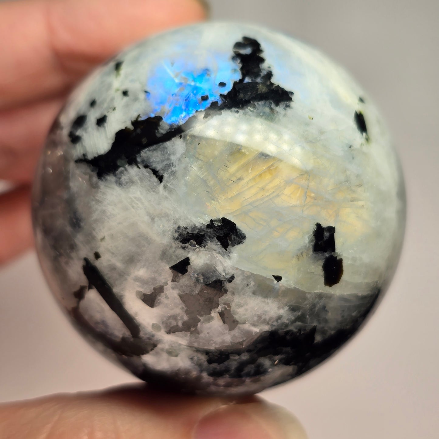 Rainbow Moonstone Sphere