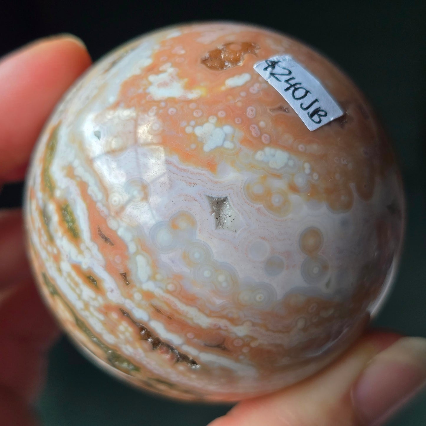 Orbicular Jasper Sphere 🌿