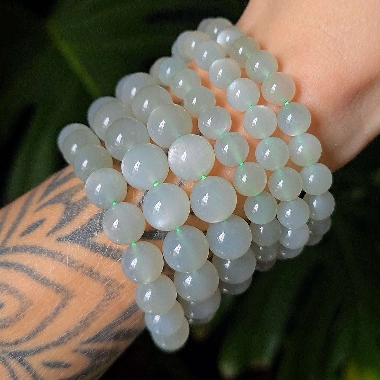 Green Moonstone Bracelet