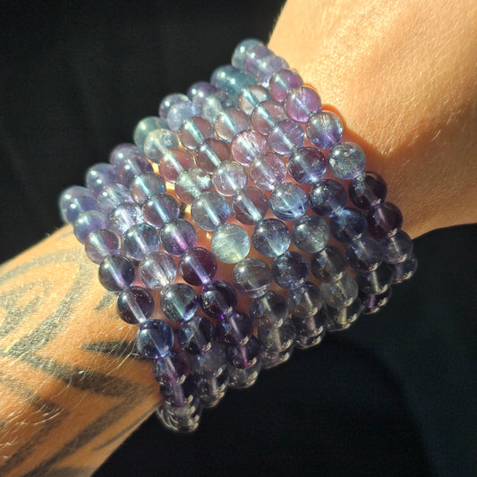 Teal Fluorite Bracelet