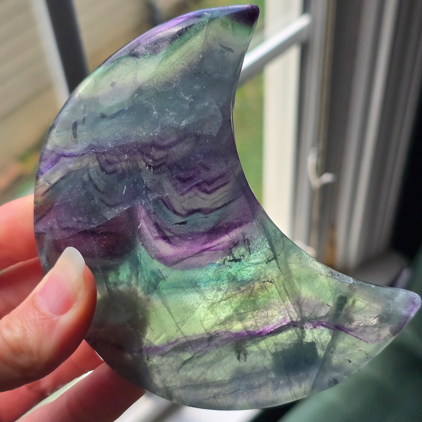 Fluorite Crescent Moon 🌙