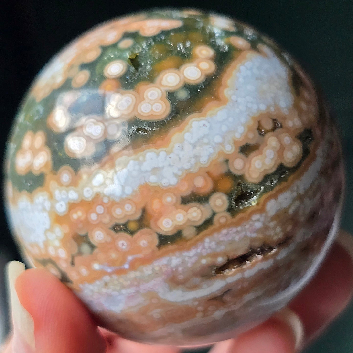 Orbicular Jasper Sphere 🌿