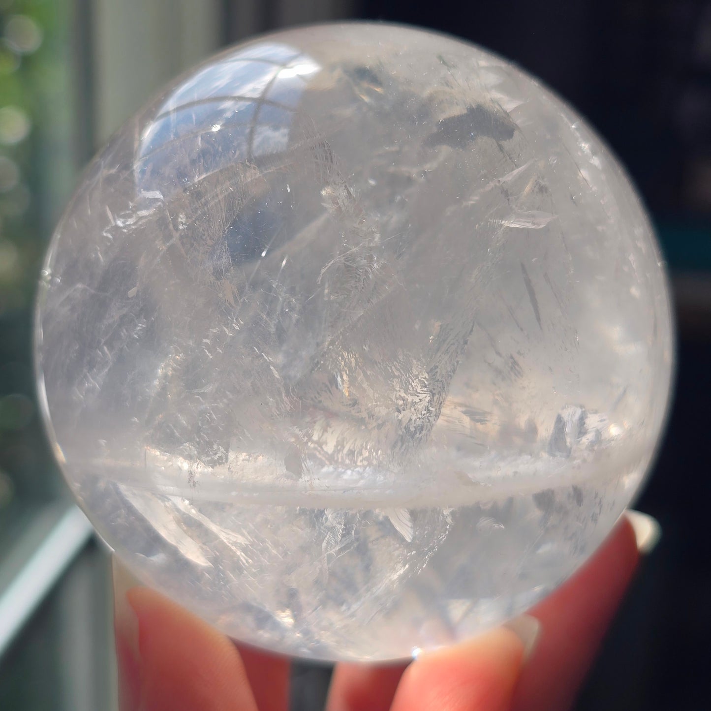 Gemmy Girisol Rose Quartz Sphere 🤍