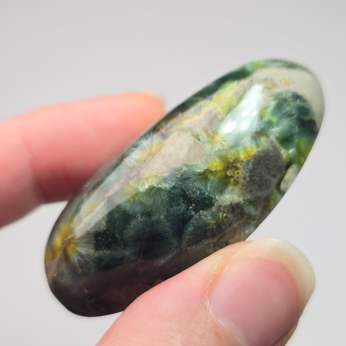 Rare Color Polished Wavellite