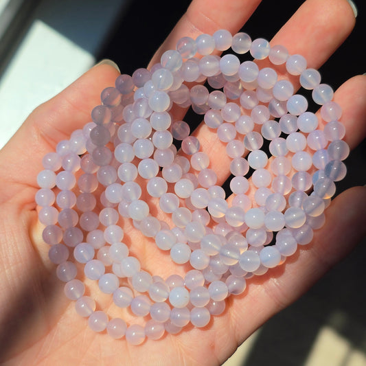 Periwinkle Rose Quartz Bracelet