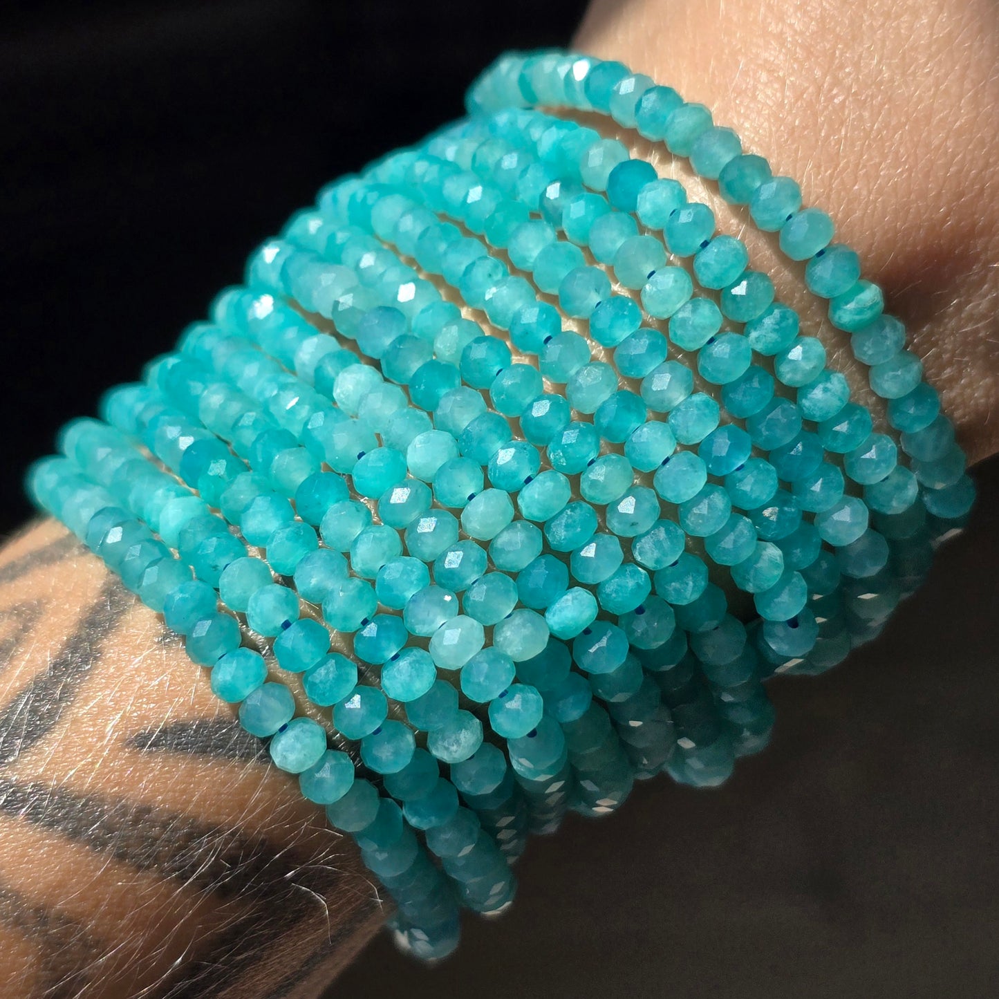Faceted Amazonite Bracelet