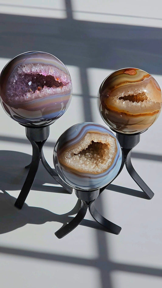 Rotating Sphere Stand • Tripod Style
