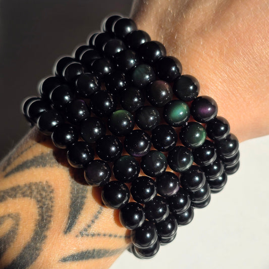 Rainbow Obsidian Bracelet