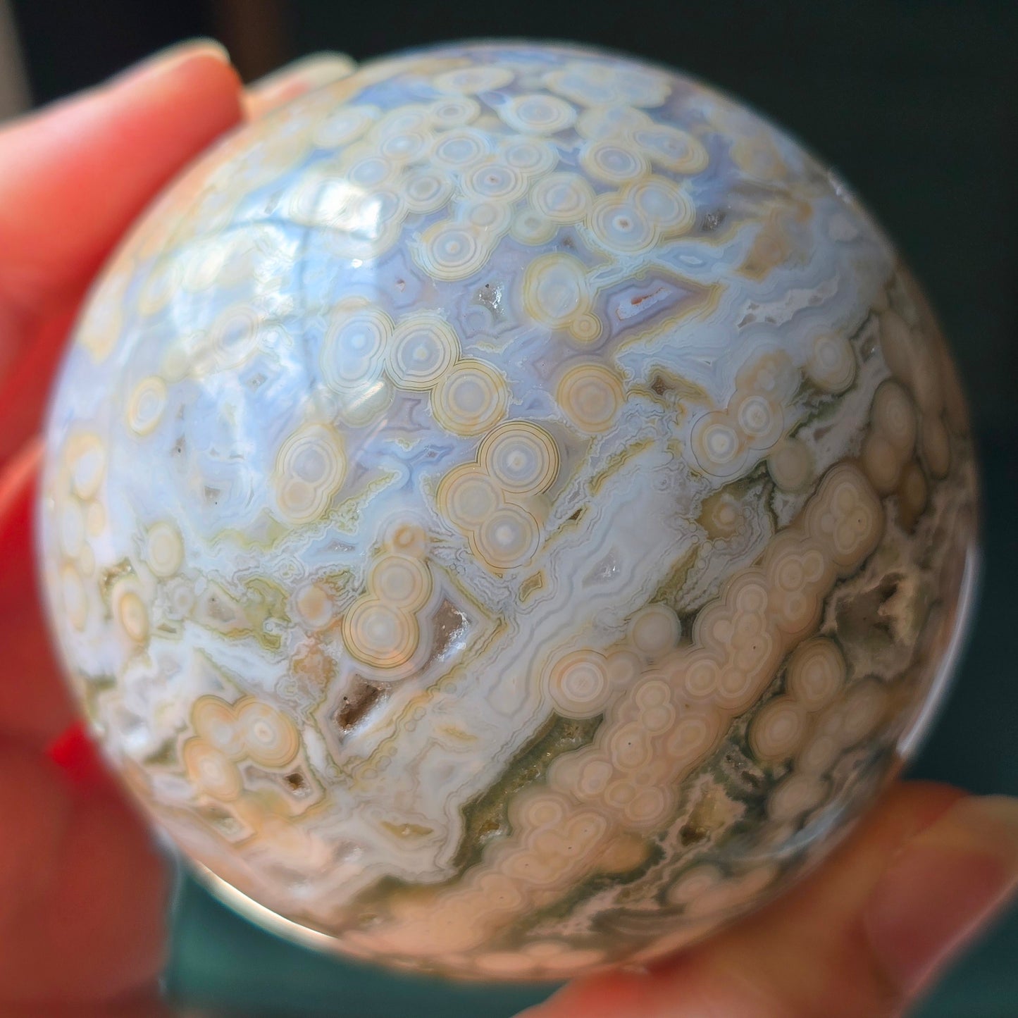 Orbicular Jasper Sphere 🤍