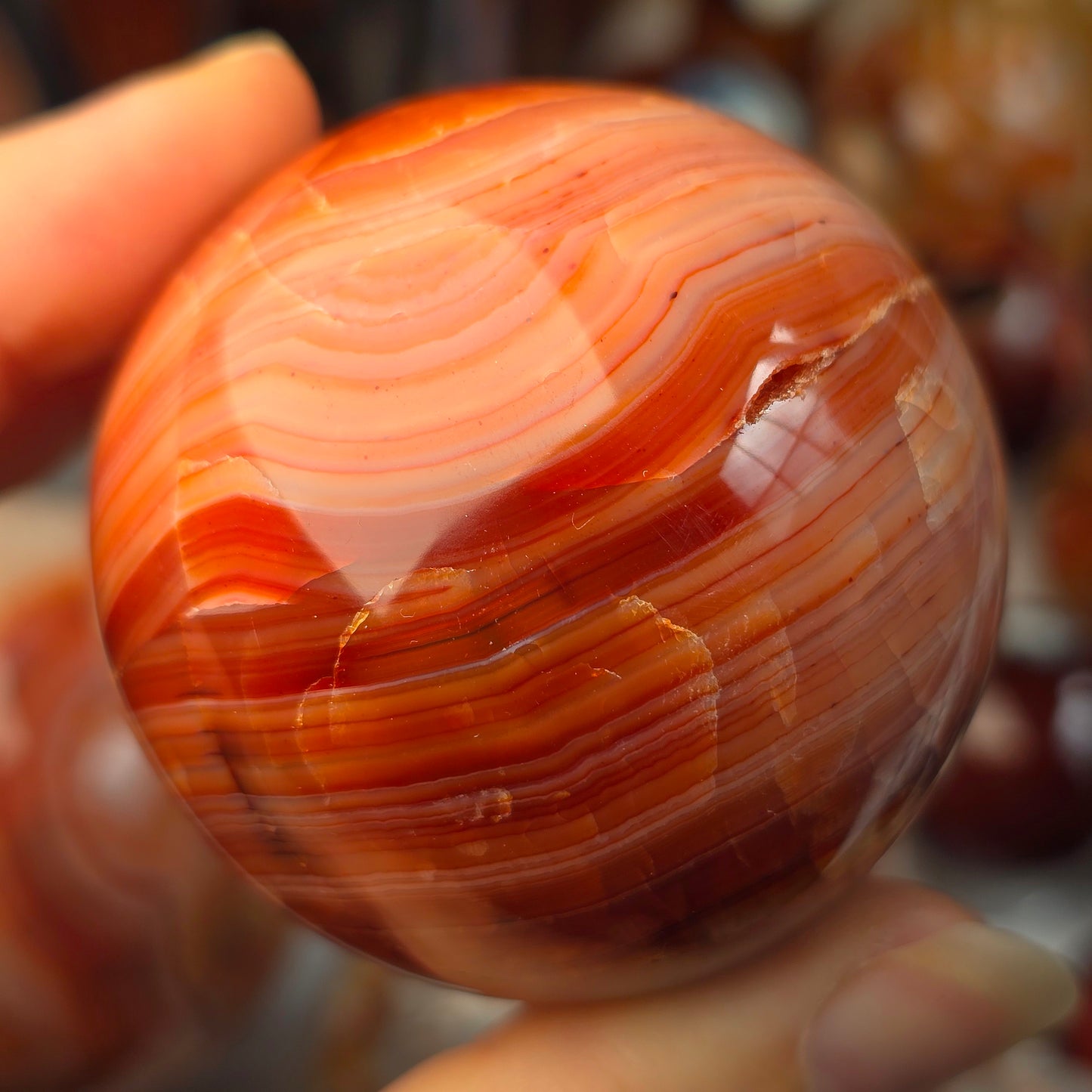 Carnelian Sphere ❤️