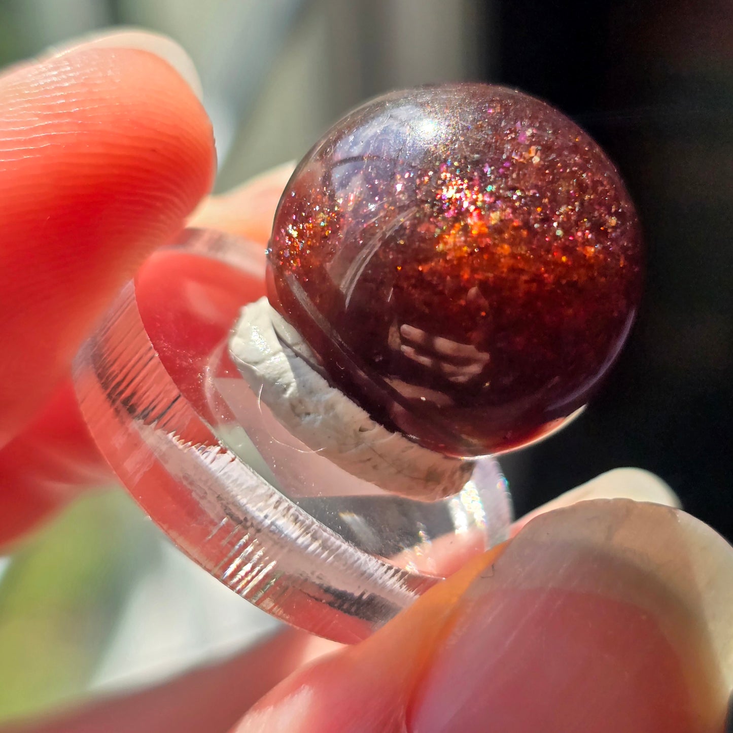 HQ Gemmy Iolite x Sunatone Sphere 🔮