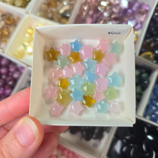 Mini Morganite Stars