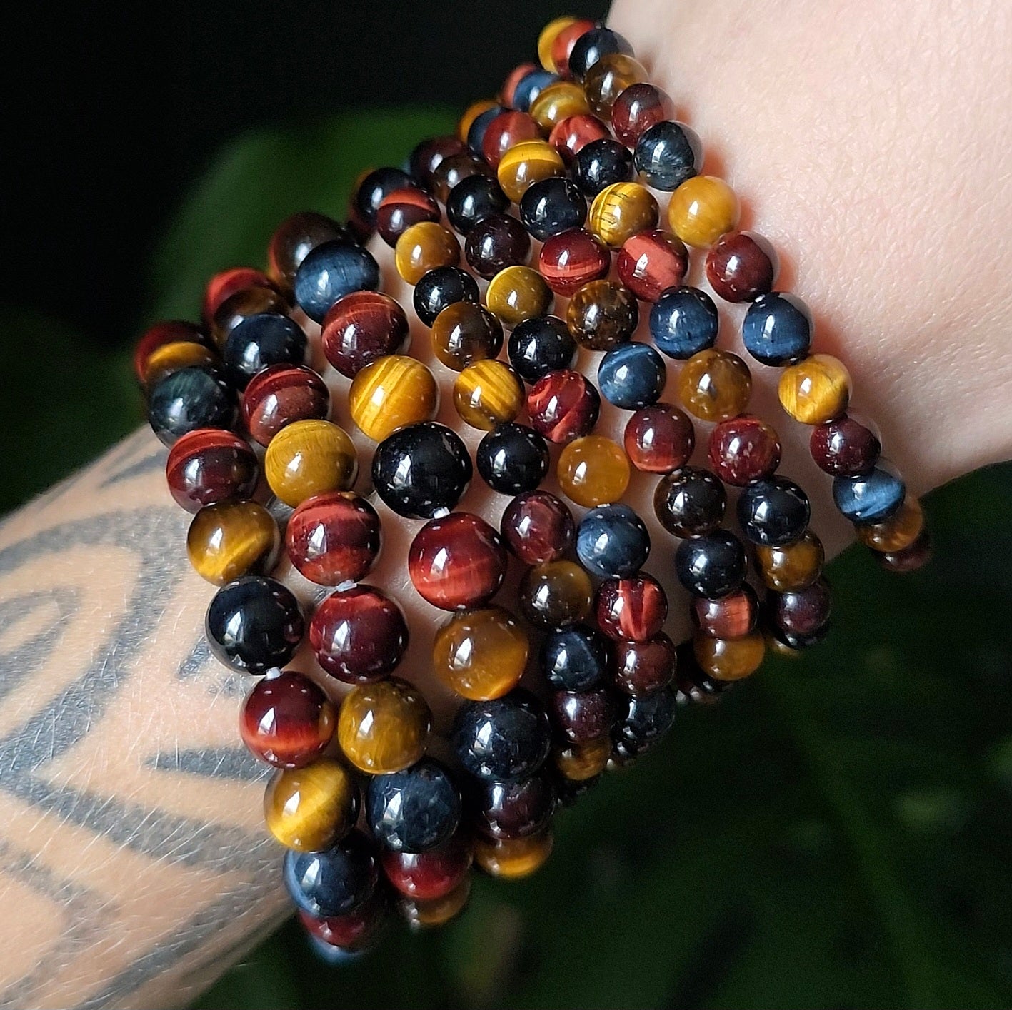 Rainbow Tigers Eye Bracelet