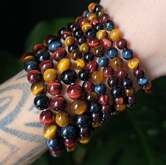 Rainbow Tigers Eye Bracelet
