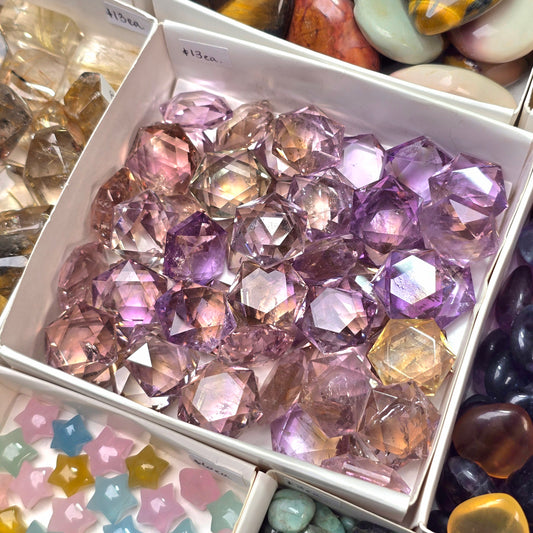 Mini Faceted Ametrine