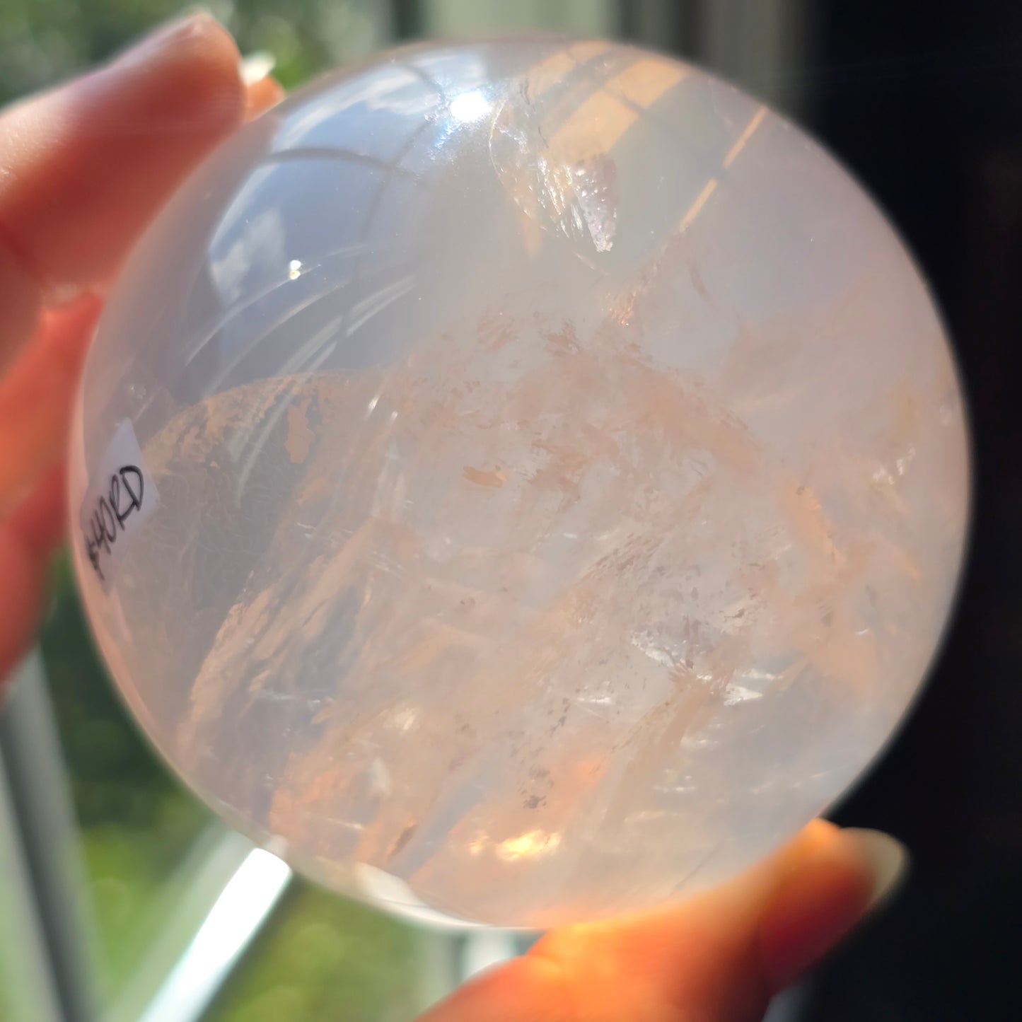 Gemmy Girisol Rose Quartz Sphere 🤍