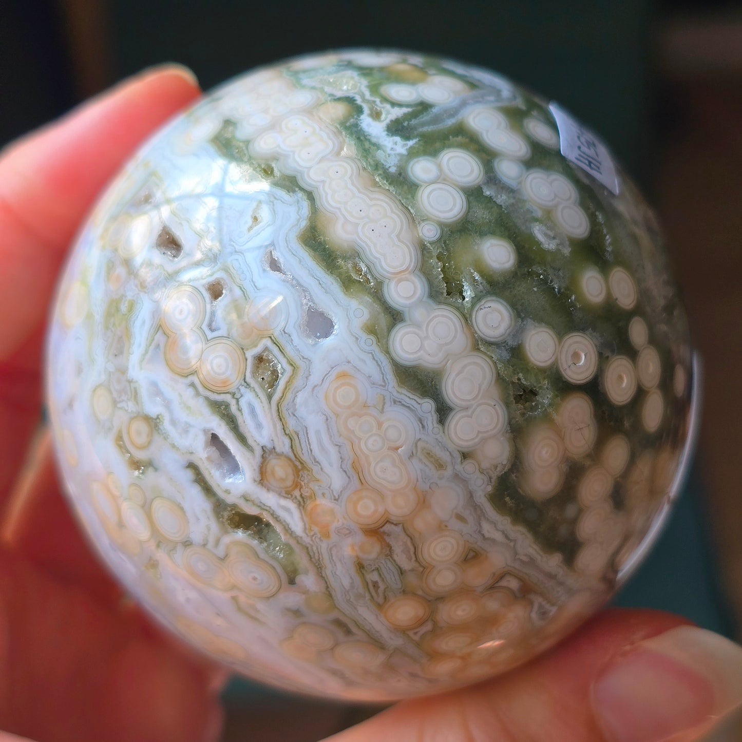 Orbicular Jasper Sphere 🤍