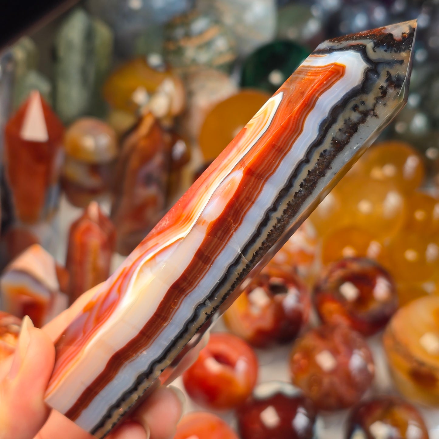 Moody Carnelian Tower 🖤