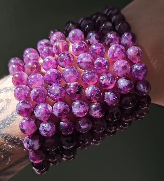Purple Emerald Bracelet