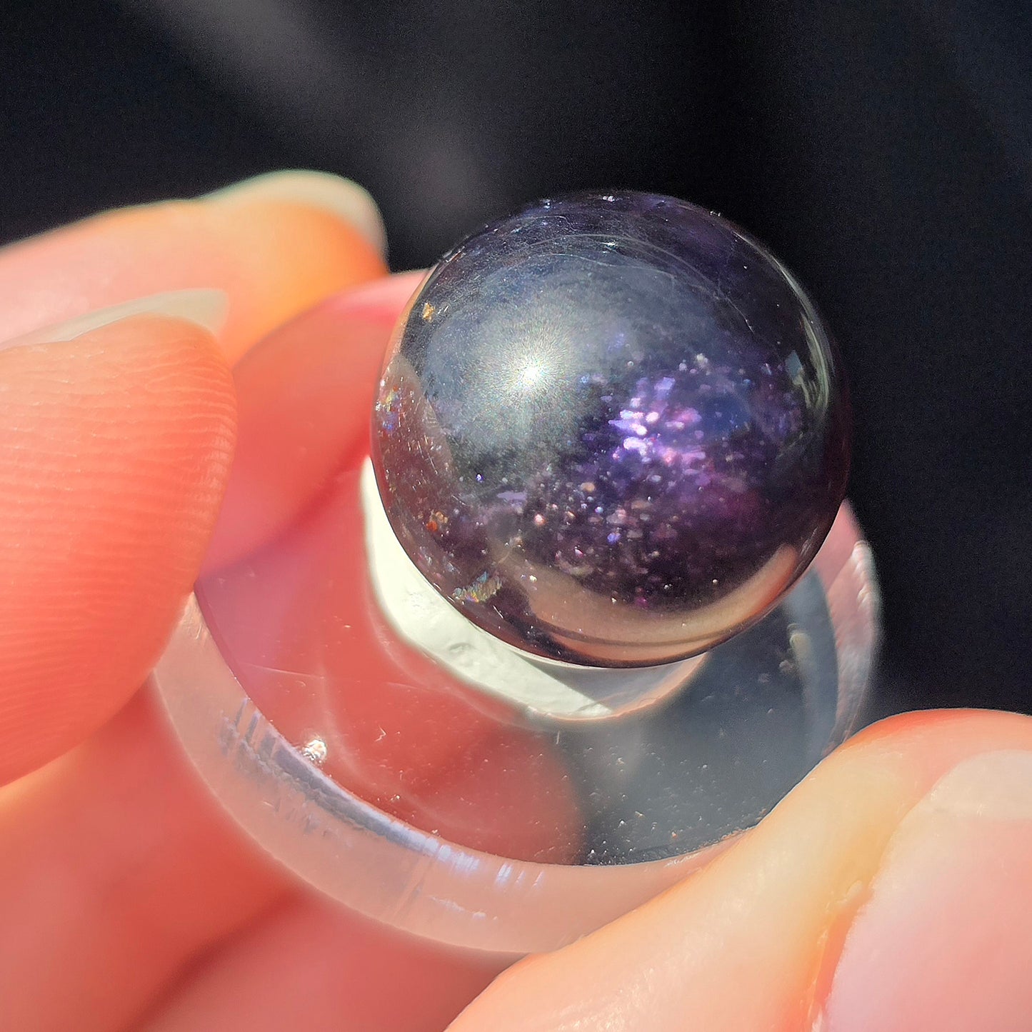 Gemmy Iolite Sphere (C)