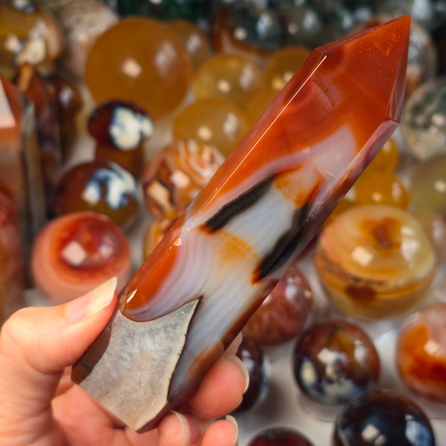 Funky Carnelian Tower ❤️