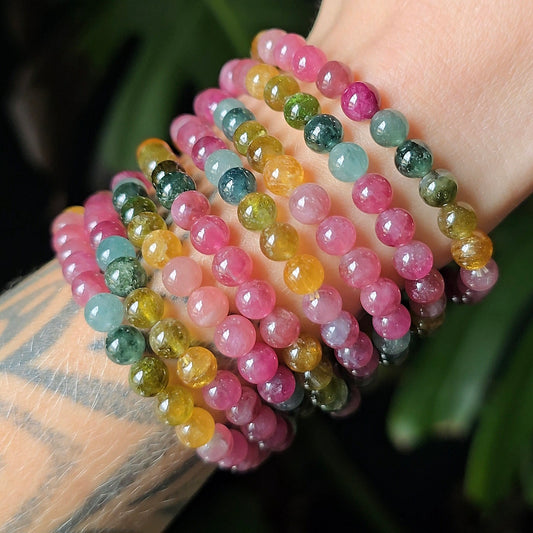 HQ Rainbow Tourmaline Bracelet