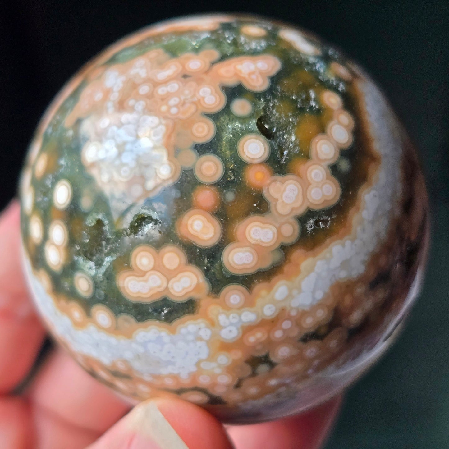 Orbicular Jasper Sphere 🌿