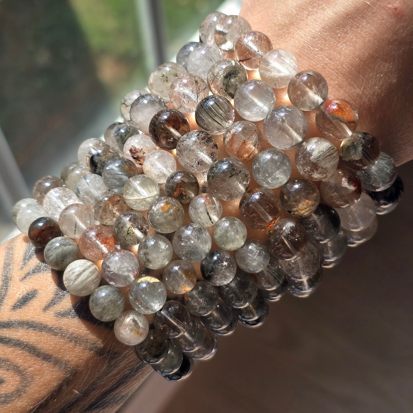 Amphibole Quartz Bracelet