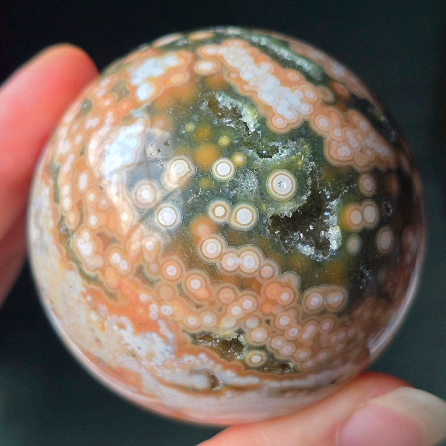 Orbicular Jasper Sphere 🌿