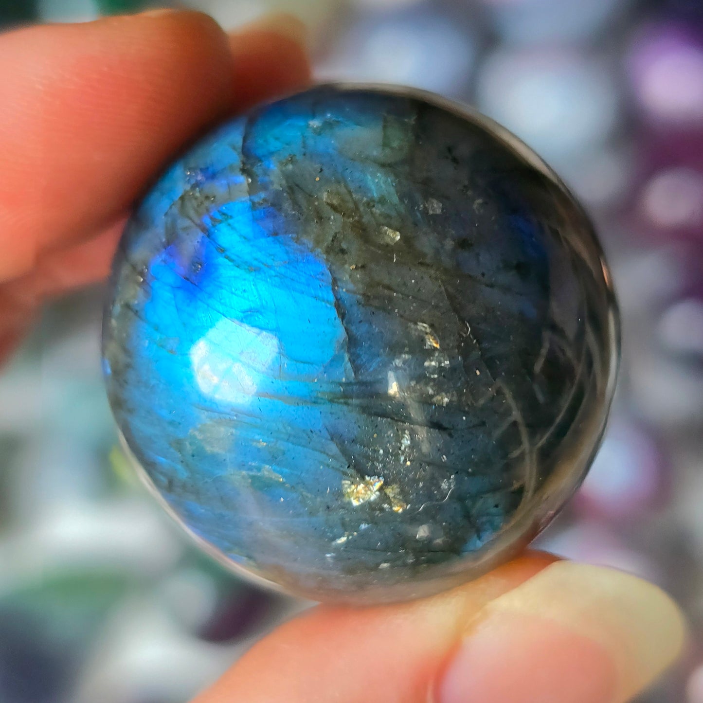 Flashy Labradorite Sphere 🩵