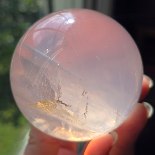 Gemmy Girisol Rose Quartz Sphere 🤍