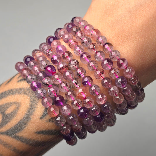 Hematite Amethyst Bracelet