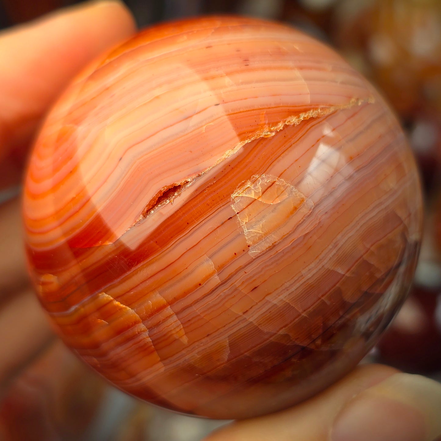 Carnelian Sphere ❤️