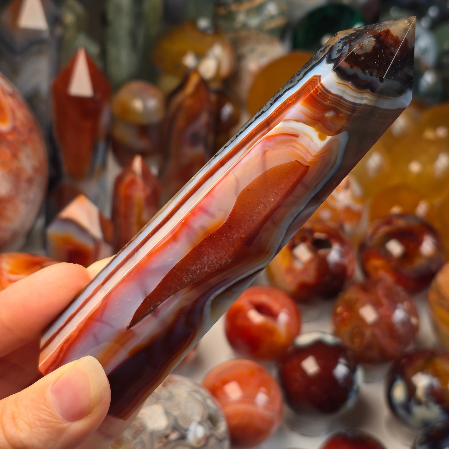 Moody Carnelian Tower 🖤