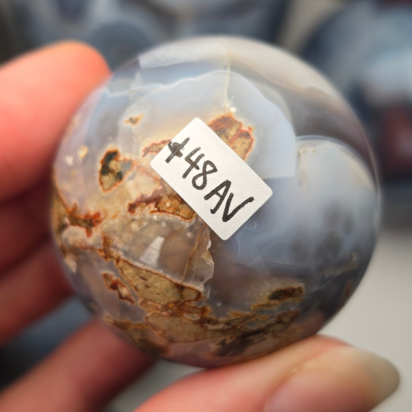Mozambique Agate Sphere 🩷