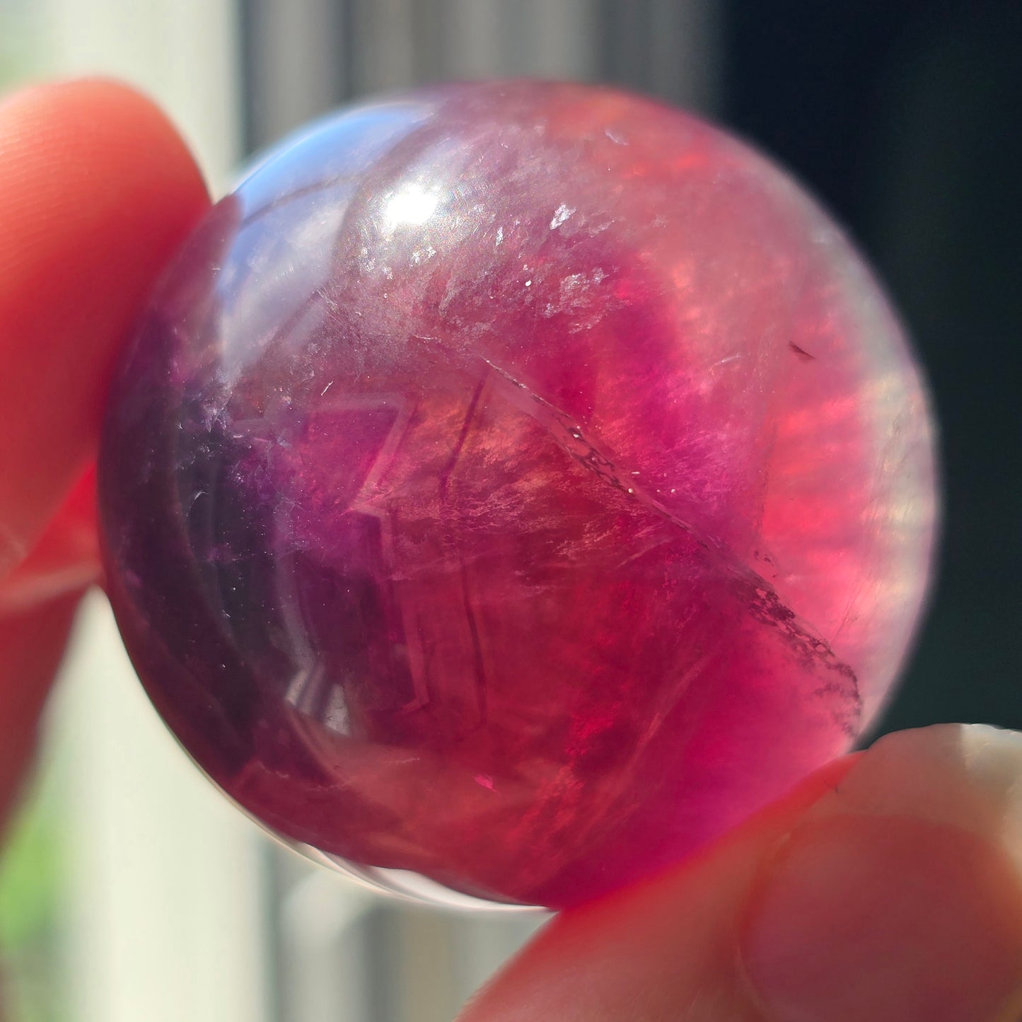 Magenta Fluorite Sphere 🔮