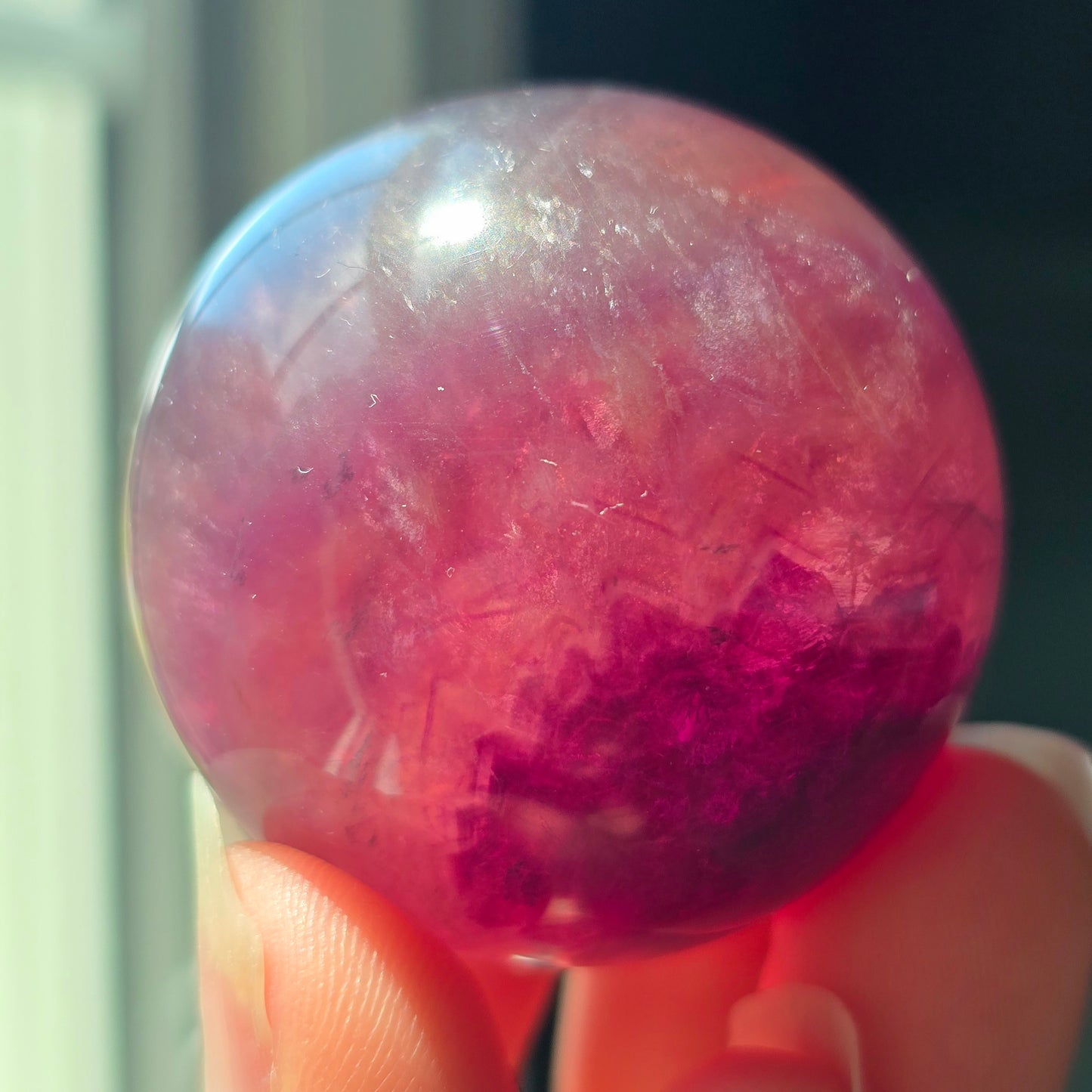 Magenta Fluorite Sphere 🔮