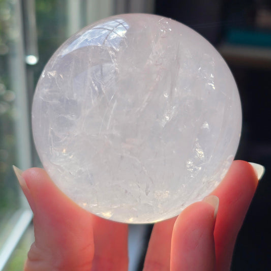 Gemmy Girisol Rose Quartz Sphere 🤍