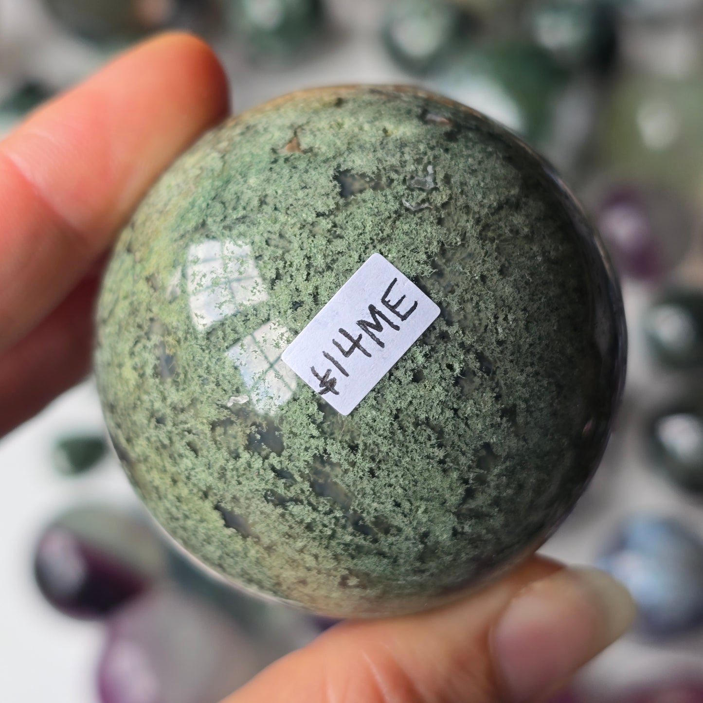 Moss Agate Sphere 🌿
