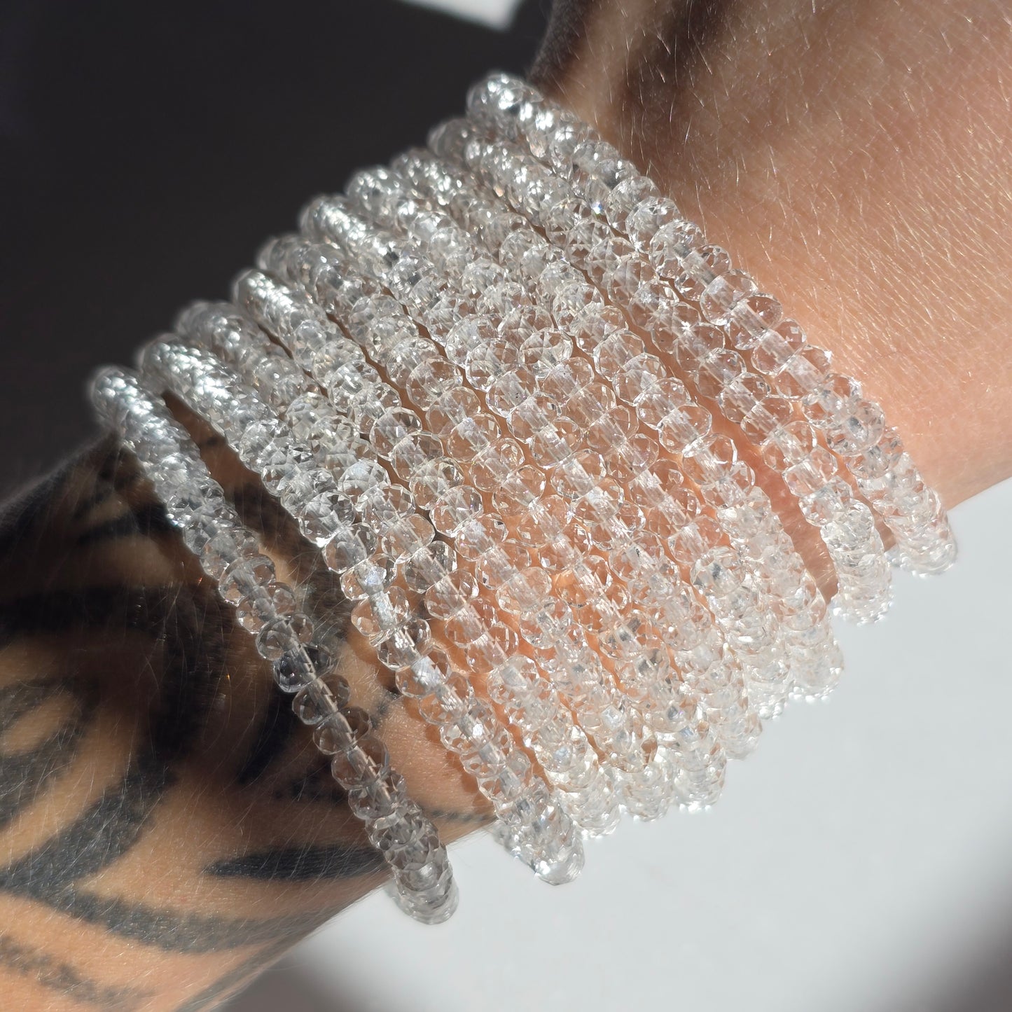 Faceted Quartz Bracelet