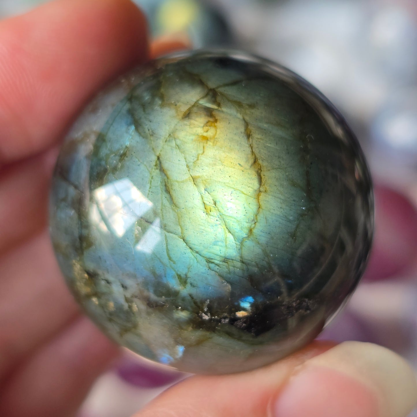 Flashy Labradorite Sphere 🩵