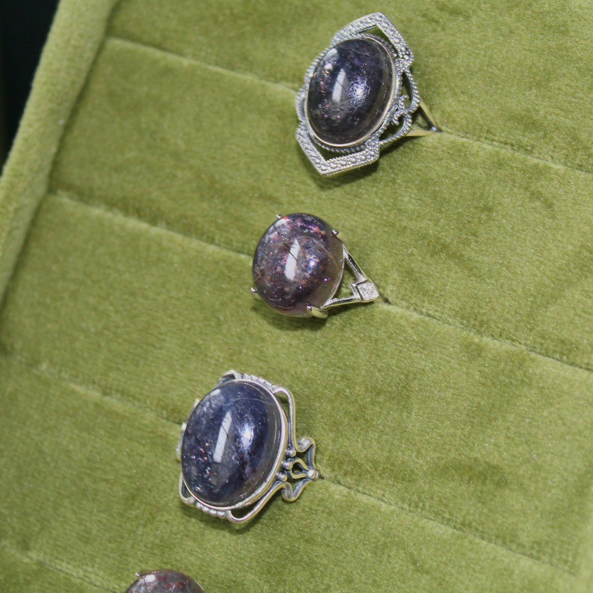 Iolite Ring • 925 Sterling Sliver • Size Adjustable