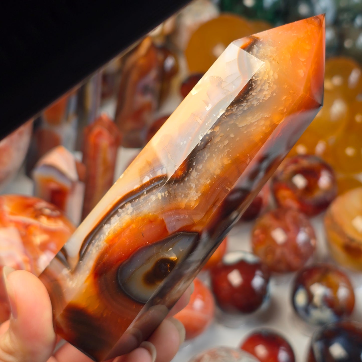 Funky Carnelian Tower 🧡