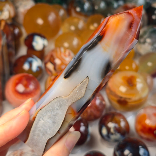 Funky Carnelian Tower ❤️